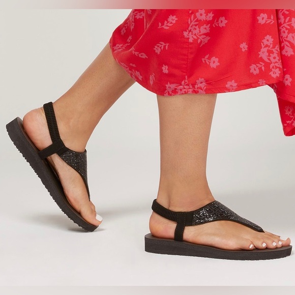 Skechers Shoes - NEW Skechers Women's Meditation-Rock Crown Flat Sandal Sz 10